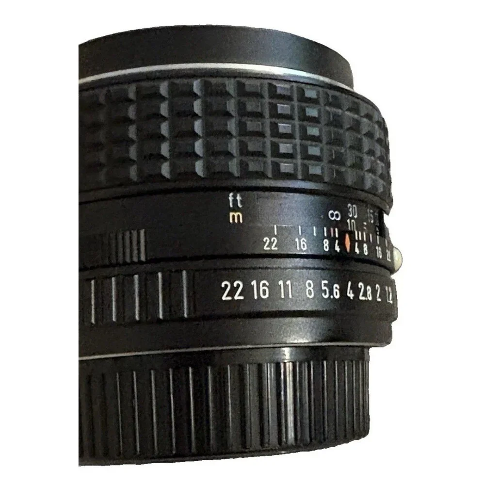 RARE SMC PENTAX-A 50MMF/1.2 K MOUNT LENS WITH CAPS CLEAN GLASS